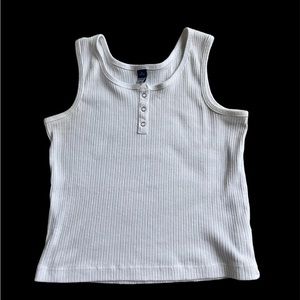 Old Navy Girls White Tank Top- Girls XL (14-16)